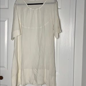 NWOT Cream Linen Dress